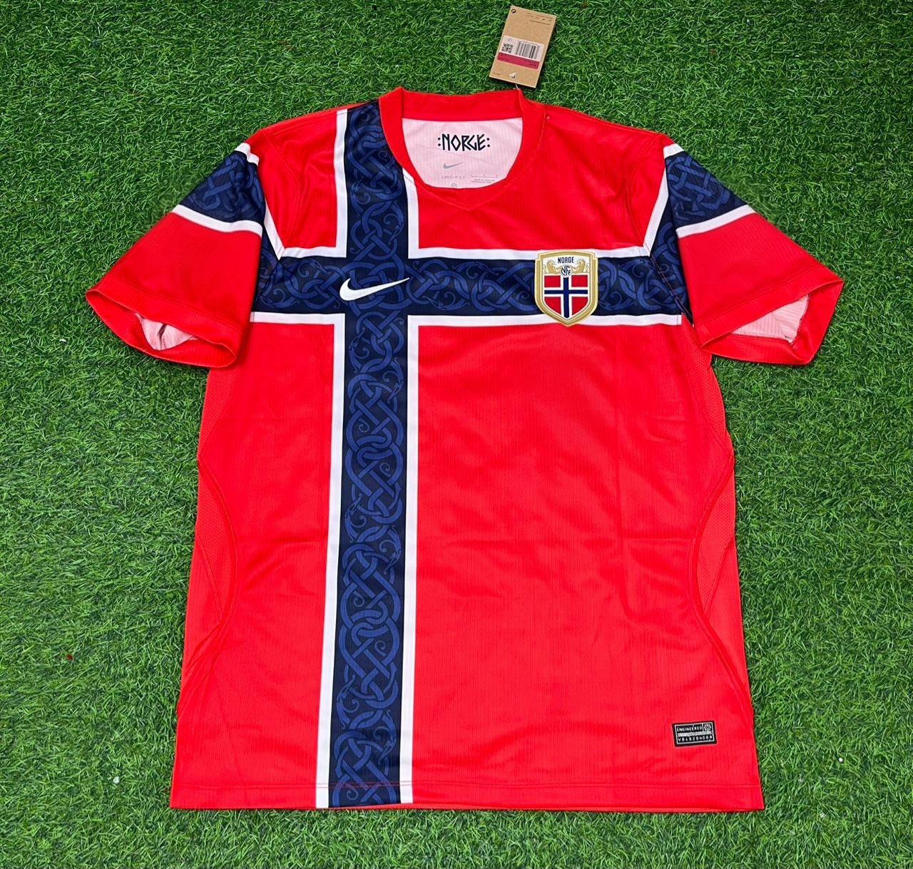 Alf-Inge Haaland #2 Norway Home Retro Football Jersey