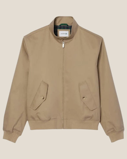 Water-Repellent Twill Harrington Jacket
