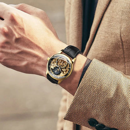 LUXTTYER Royal Skeleton Automatic Watch