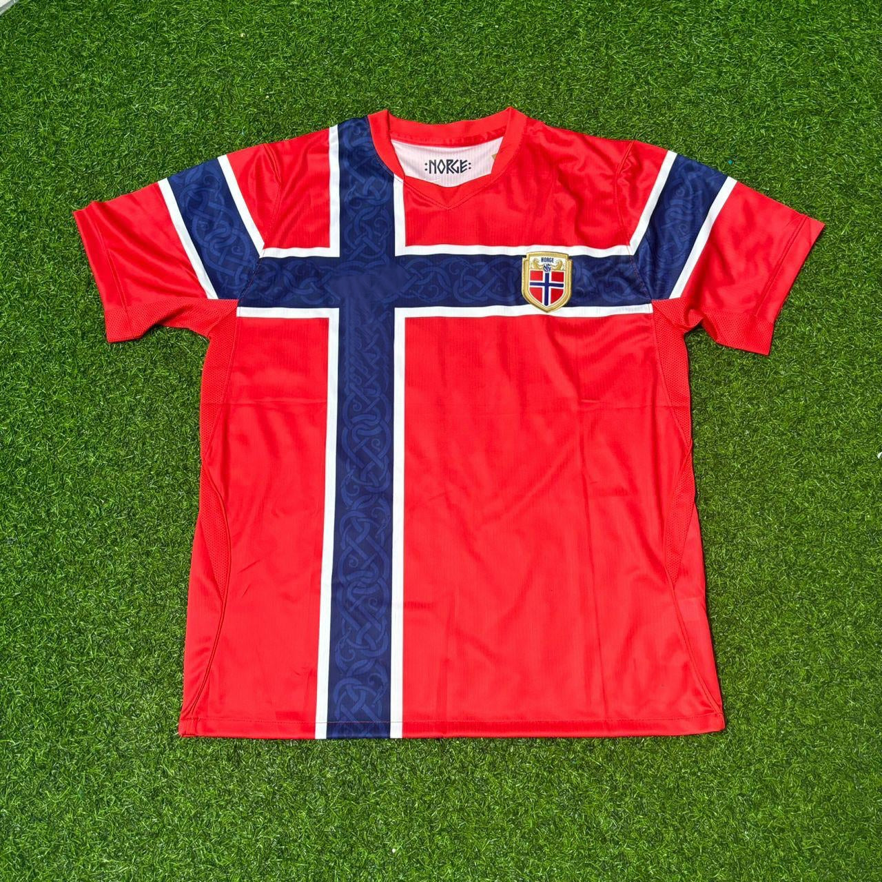 Sander Berge #8 Norway 2026 World Cup Home Football Jersey
