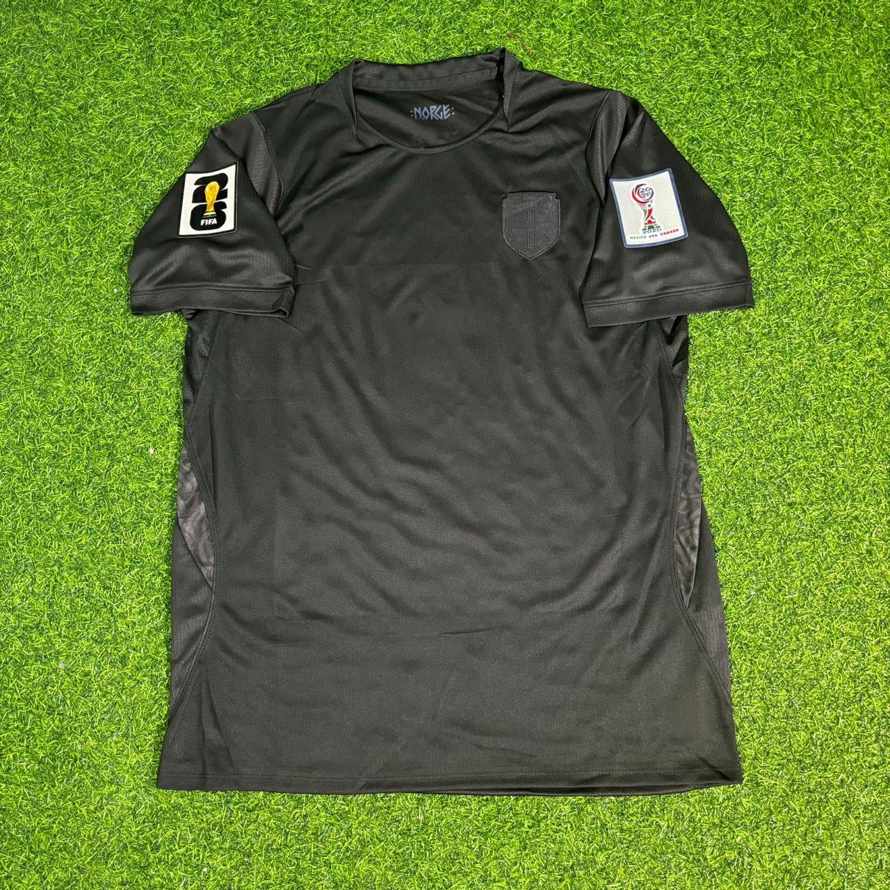 Jørgen Strand Larsen #11 Norway 2026 World Cup Black Away Football Jersey