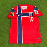 Martin Ødegaard #10 Norway 2026 World Cup Home Football Jersey
