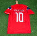 Ole Gunnar Solskjaer #10 Norway Home Retro Football Jersey