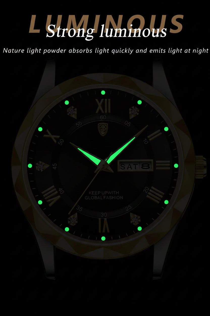 POEDAGAR Prestige Day-Date Watch