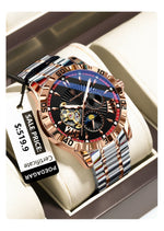POEDAGAR Prestige Automatic Skeleton Sportsklokke