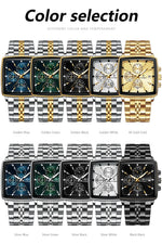 POEDAGAR Prestige Square Chronograph-klokke
