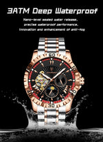 POEDAGAR Prestige Automatic Skeleton Sportsklokke