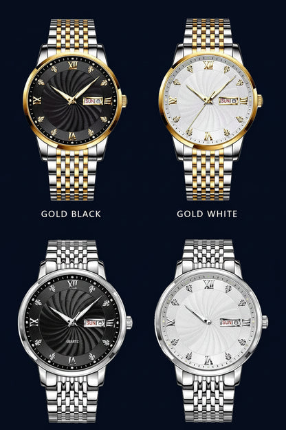 POEDAGAR Royal Day-Date Watch