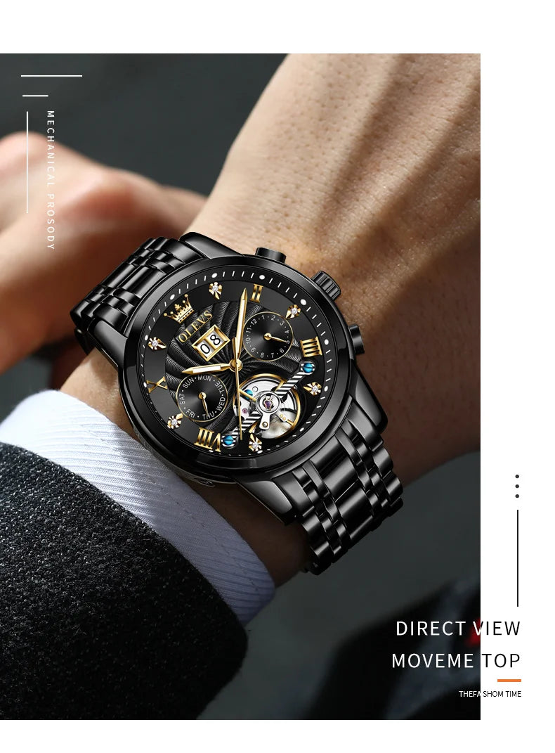 LUXTTYER Prestige Automatic Multi-Function Watch