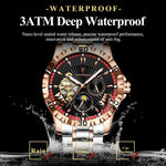 POEDAGAR Prestige Automatic Skeleton Sportsklokke