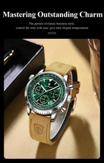 POEDAGAR Chrono skinnklokke