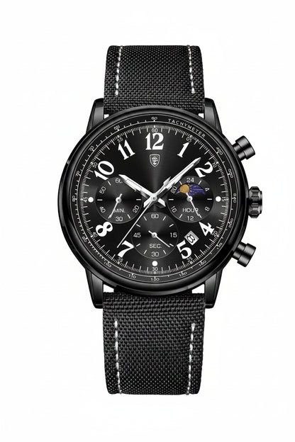 POEDAGAR Tactical Chronograph Watch