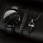Elite Black Set – Klokke og tilbehør