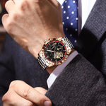 POEDAGAR Prestige Automatic Skeleton Sportsklokke