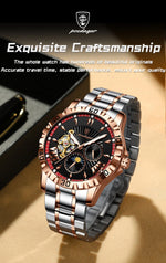 POEDAGAR Prestige Automatic Skeleton Sportsklokke