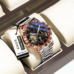 POEDAGAR Prestige Automatic Skeleton Sportsklokke