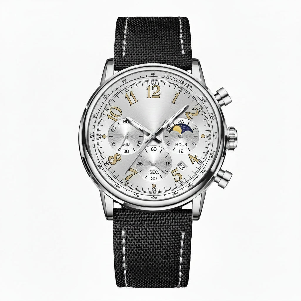 POEDAGAR Tactical Chronograph Watch