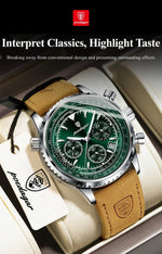 POEDAGAR Chrono skinnklokke