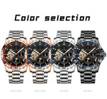 POEDAGAR Prestige Automatic Skeleton Sportsklokke