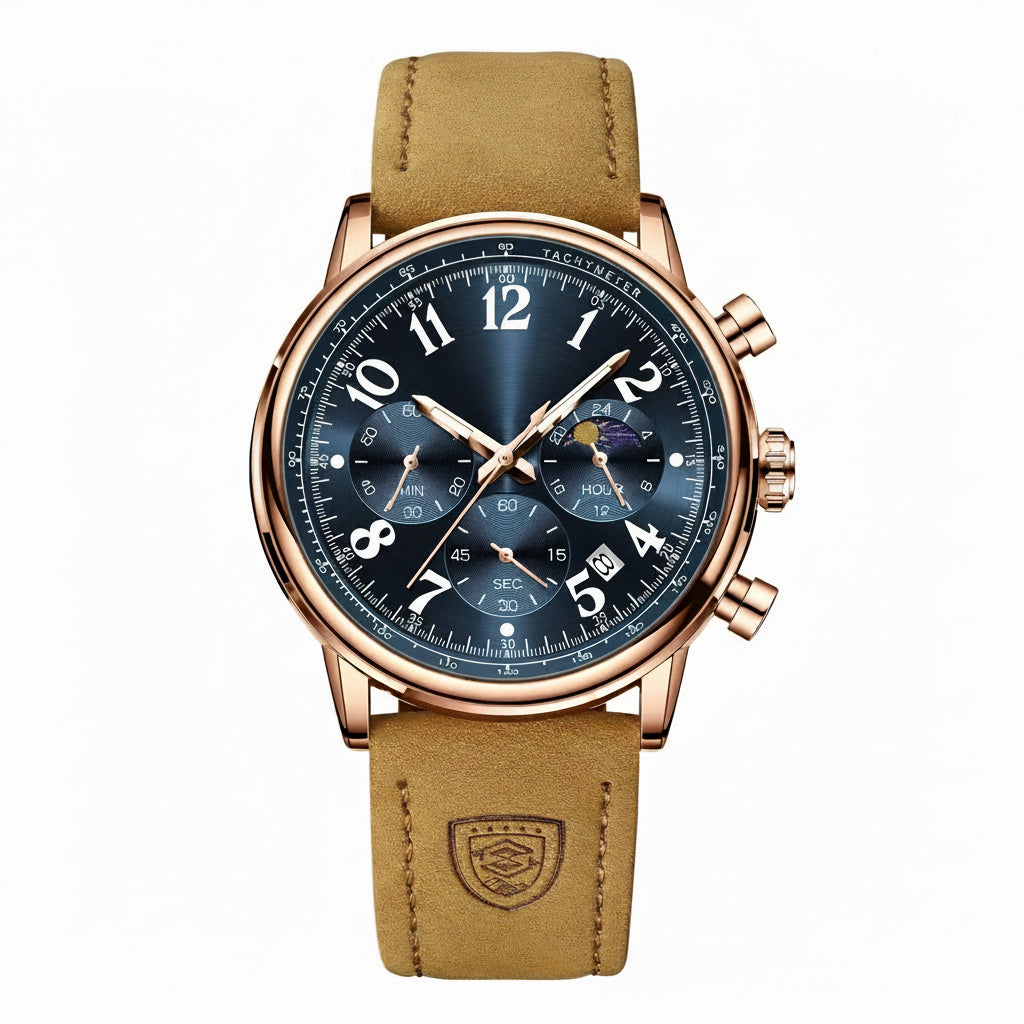 POEDAGAR Tactical Chronograph Watch