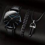 Elite Black Set – Klokke og tilbehør