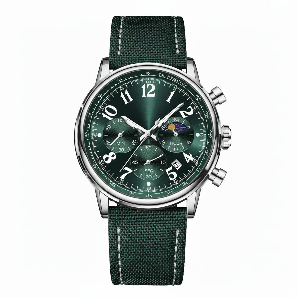POEDAGAR Tactical Chronograph Watch