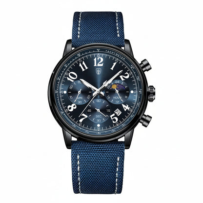 POEDAGAR Tactical Chronograph Watch