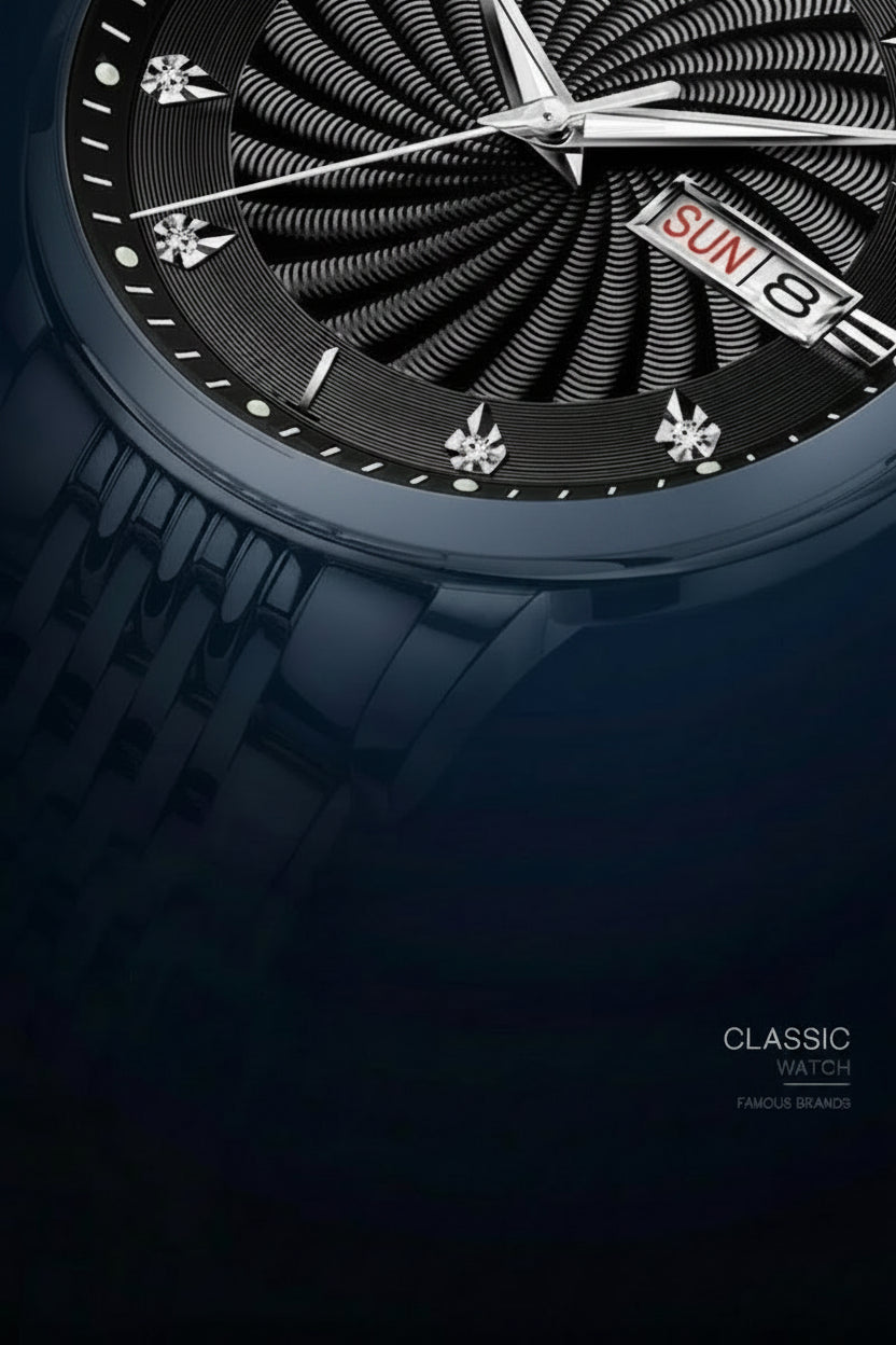 POEDAGAR Royal Day-Date Watch
