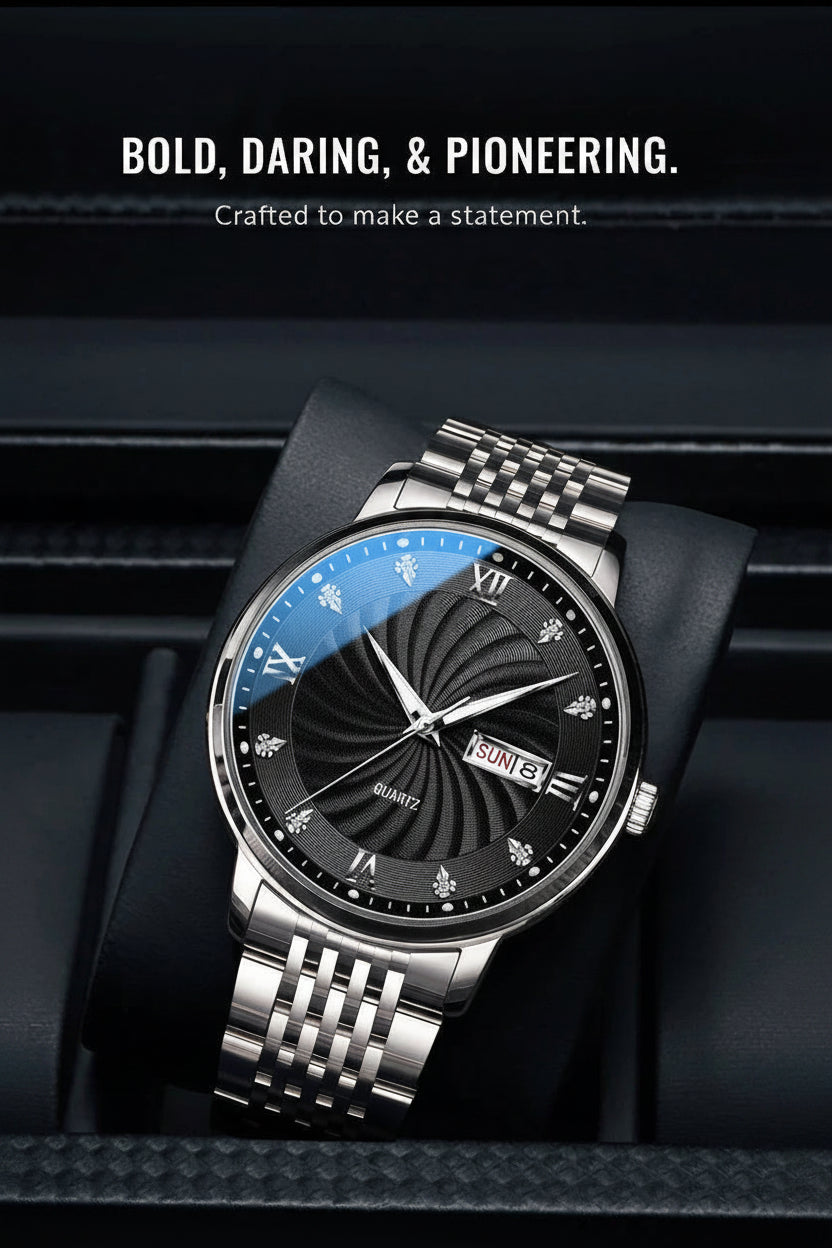 POEDAGAR Royal Day-Date Watch