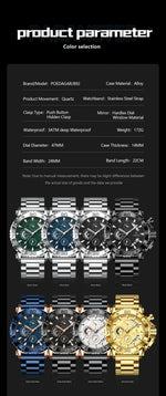 POEDAGAR Titan Chrono-klokke