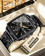 POEDAGAR Prestige Square Chronograph-klokke