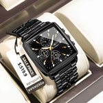 POEDAGAR Prestige Square Chronograph-klokke