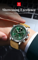 POEDAGAR Chrono skinnklokke