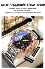POEDAGAR Prestige Automatic Skeleton Sportsklokke