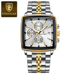 POEDAGAR Prestige Square Chronograph Klokke