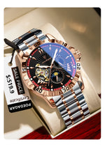 POEDAGAR Prestige Automatic Skeleton Sportsklokke