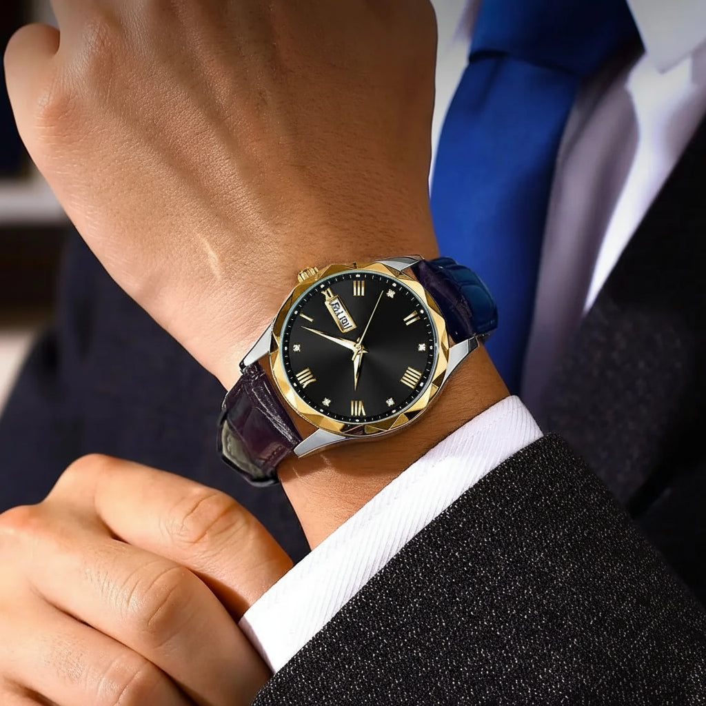 POEDAGAR Prestige Day-Date Watch