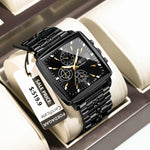 POEDAGAR Prestige Square Chronograph Klokke