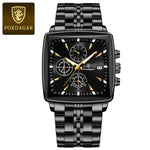 POEDAGAR Prestige Square Chronograph-klokke