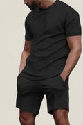 T-skjorte og shorts-sett for herre