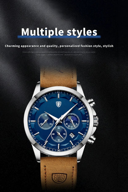 POEDAGAR Vanguard Chronograph Watch