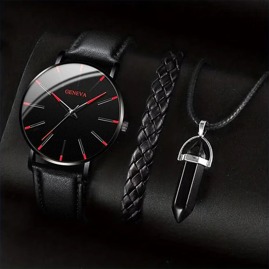 Elite Black Set – Watch & Accessories