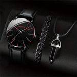 Elite Black Set – Klokke og tilbehør