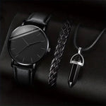 Elite Black Set – Klokke og tilbehør