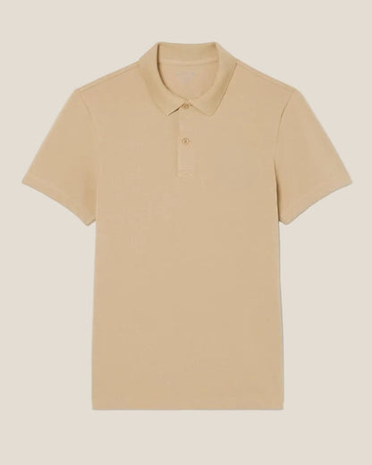 Regular Fit Cotton Blend Polo Shirt