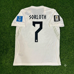 Alexander Sørloth #7 Norway 2026 World Cup White Football Jersey