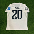 Antonio Nusa #20 Norway 2026 World Cup White Football Jersey