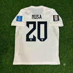 Antonio Nusa #20 Norway 2026 World Cup White Football Jersey