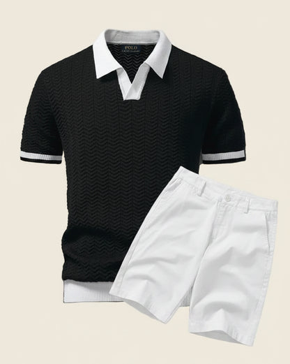 Old Money Polo Shirt + Shorts Set