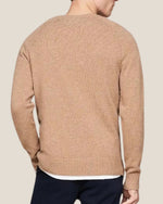 Genser i lammeull med brodert flagglogo